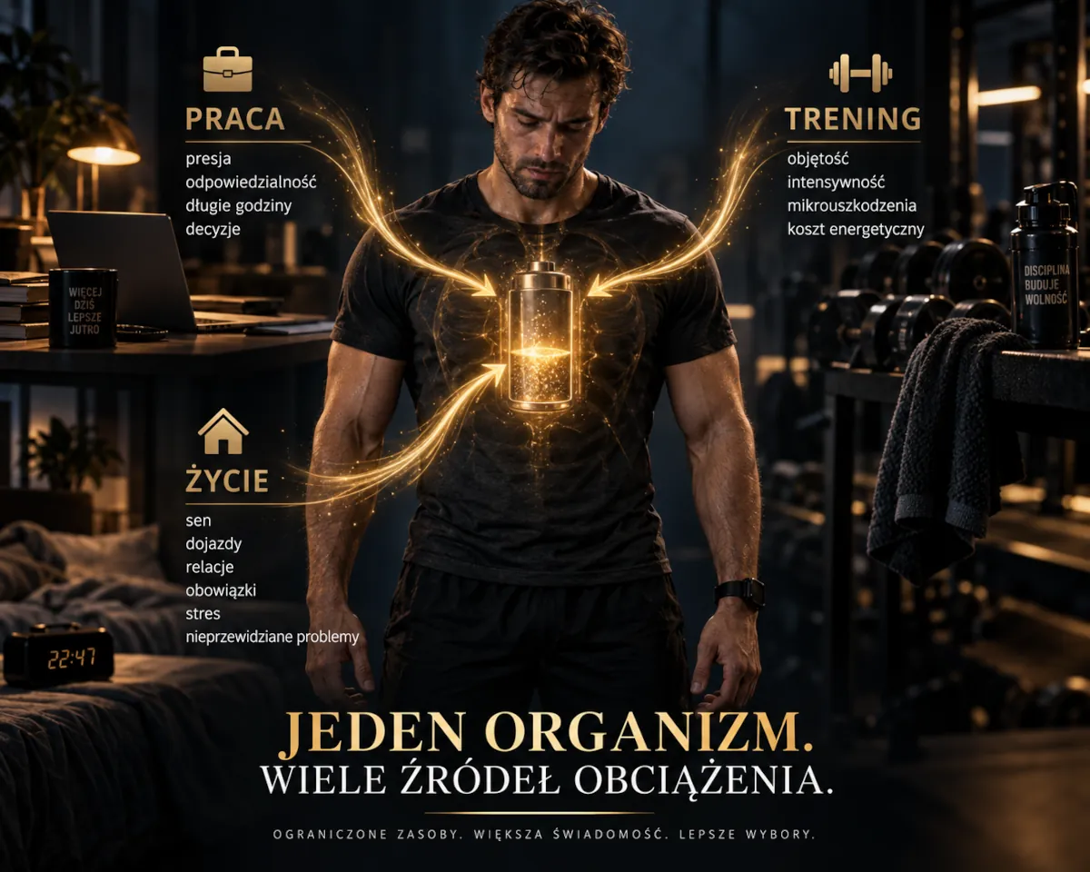 Praca, trening i życie jako różne źródła obciążenia działające na ten sam organizm